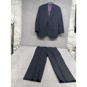 Corporate Image Tom James Suit Men 42 40Wx28.5L Grey